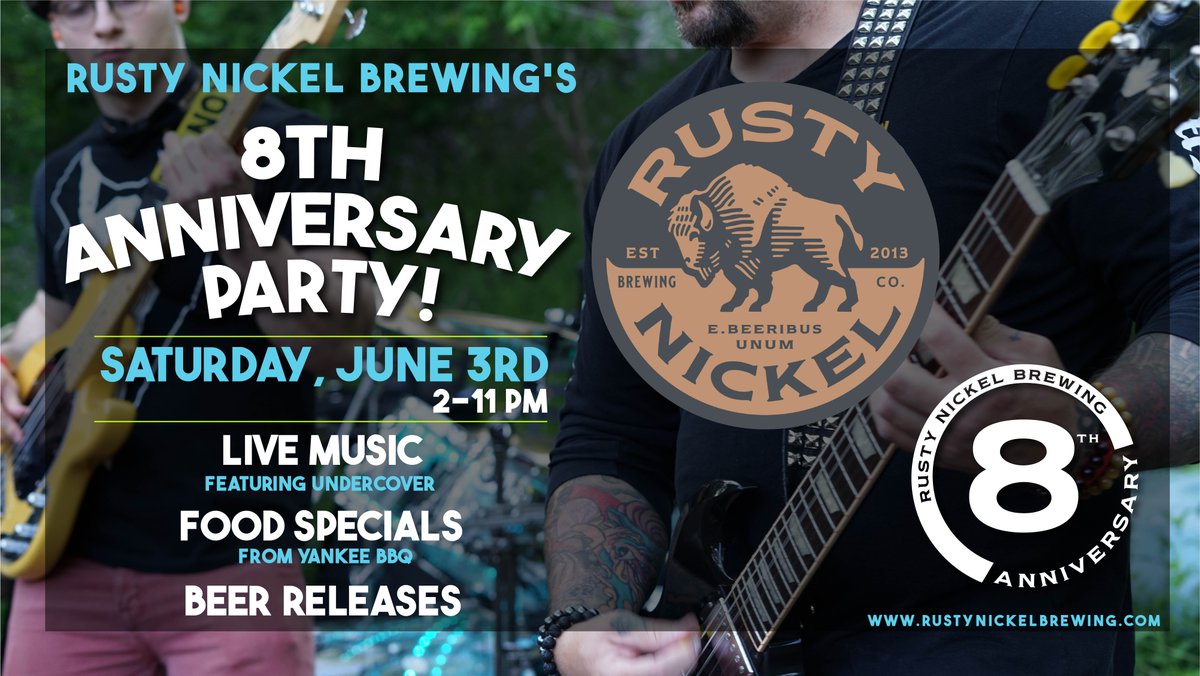 You're Invited! Rusty Nickel turns 8! 🥳 - mailchi.mp/47b12050f0d5/y…