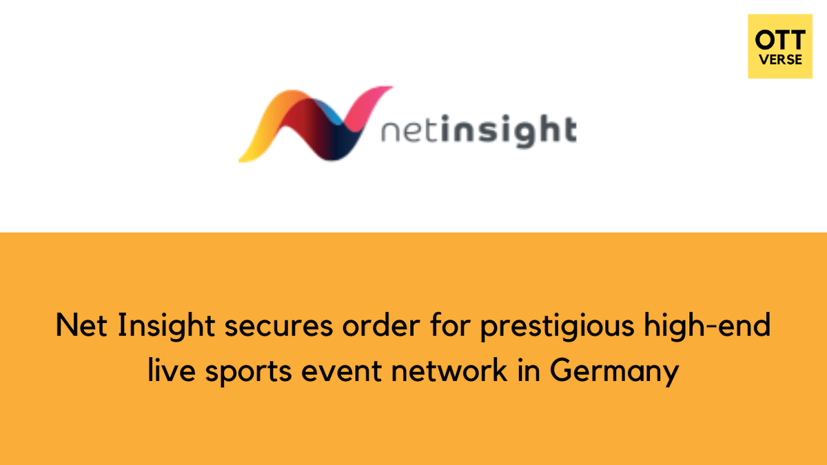 @NetInsight  teams up with MTI, Germany’s media backbone operator together with SHM Broadcast GmbH, a local partner in Germany for a live sports event in June.  

Read more : zurl.co/vJ56 

#ott #ottverse