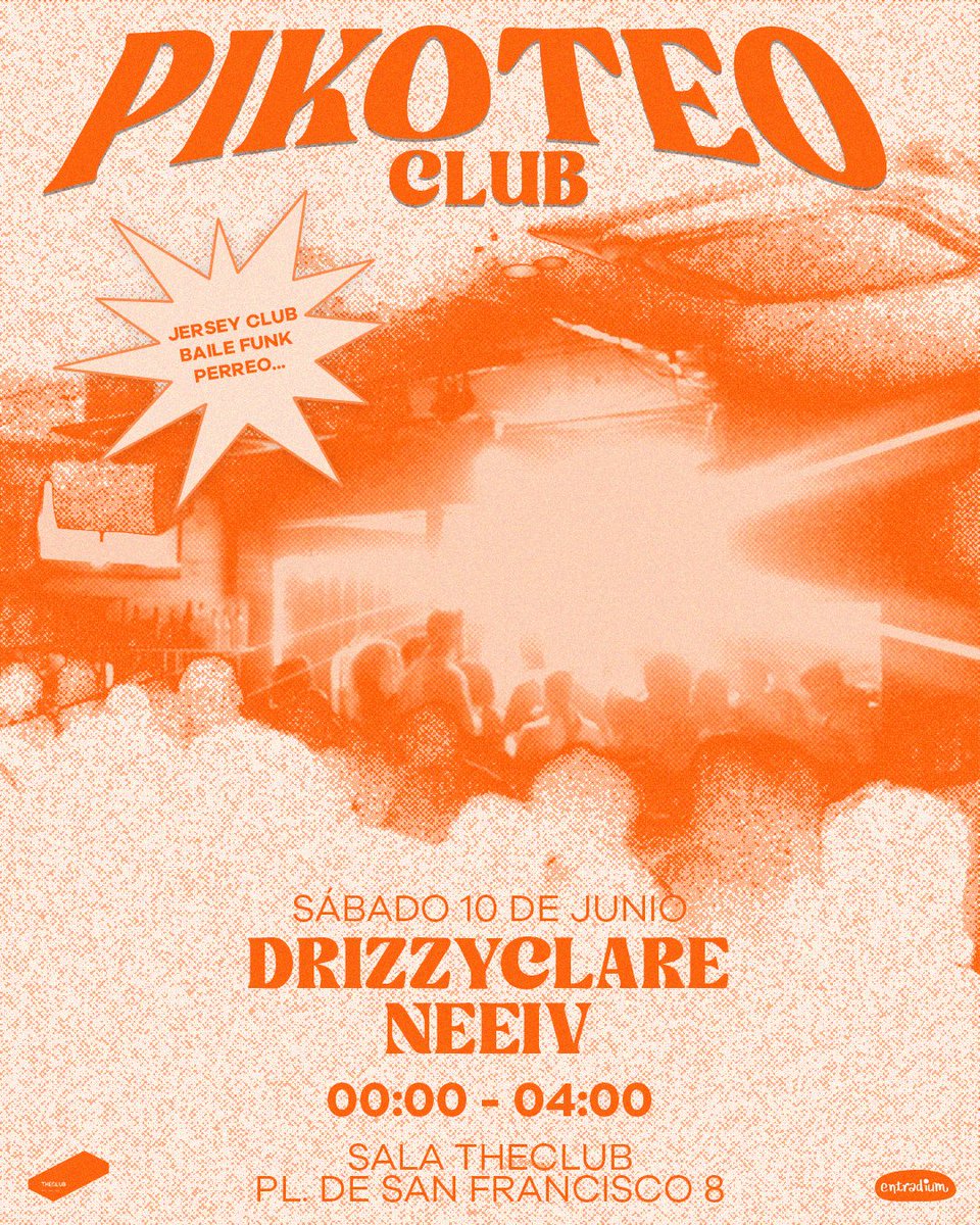 Pikoteo vol.6: @Drizzyclare + <a href="/neeiv_/">menino neeiv</a> Sábado 10 de Junio!🧡

Entradas: entradium.com/events/pikoteo…