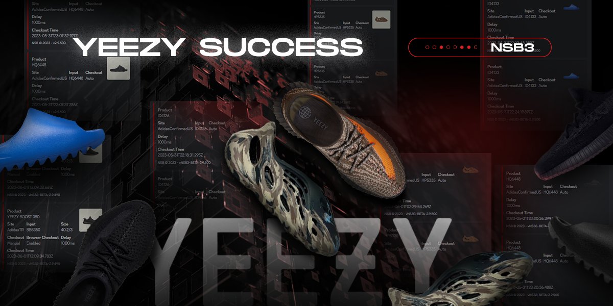 nsb_bot's tweet image. Busy Busy, Copping Yeezy🎵😉
2 days of back-to-back success for NSB3, hundreds of Yeezy pairs off Adidas Confirmed, and a ton of profit for our users!

Retweet to get a key and join the PARTY🔥