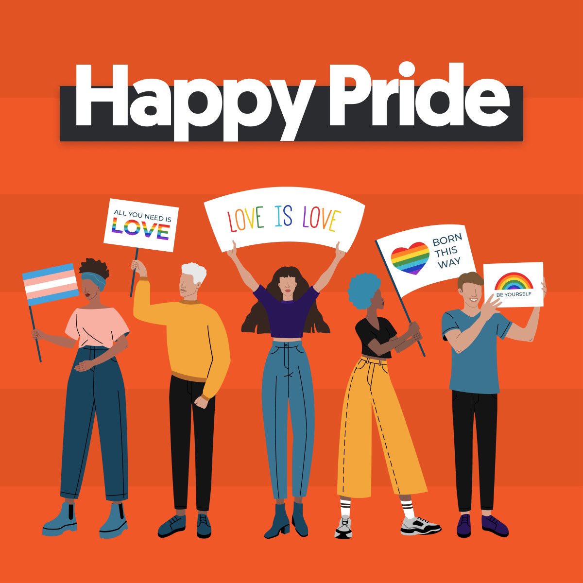 This Pride Month, we celebrate the beauty of diversity and the strength of unity! 

Together, we can break down barriers, challenge stereotypes, and create a future that celebrates ALL love, equality, diversity, and inclusivity. ❤️🧡💛💚💙💜