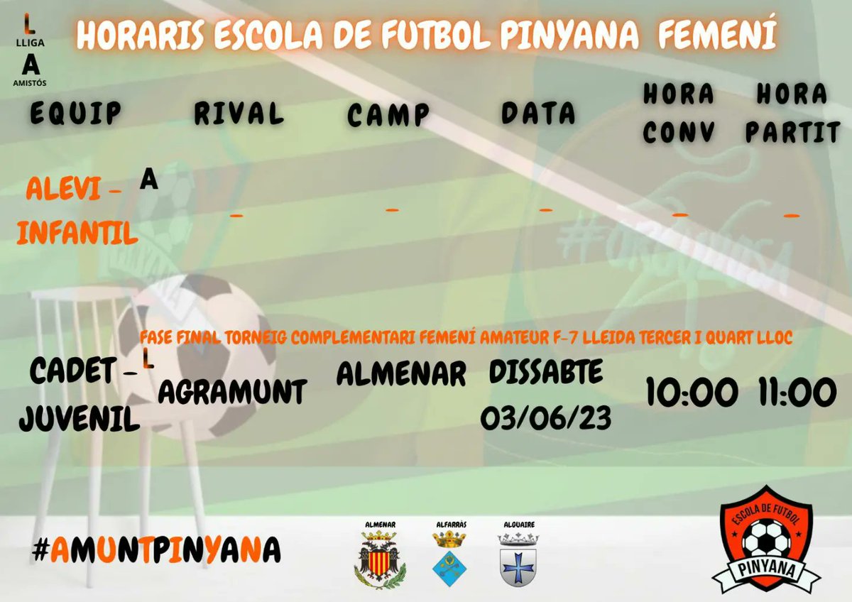 EscolaFutbol Pinyana tweet media