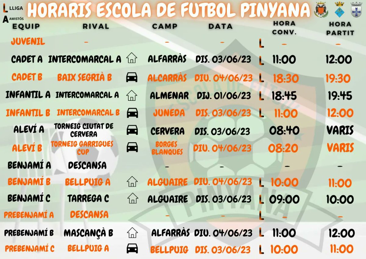 EscolaFutbol Pinyana tweet media