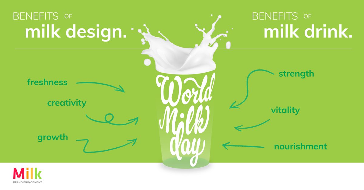 🥛 Happy #WorldMilkDay!

Just like milk nourishes the body, we nourish brands with innovative strategies and creative campaigns. With a sustainable approach and a commitment to excellence, we help our clients thrive and contribute to a brighter, more eco-conscious future.