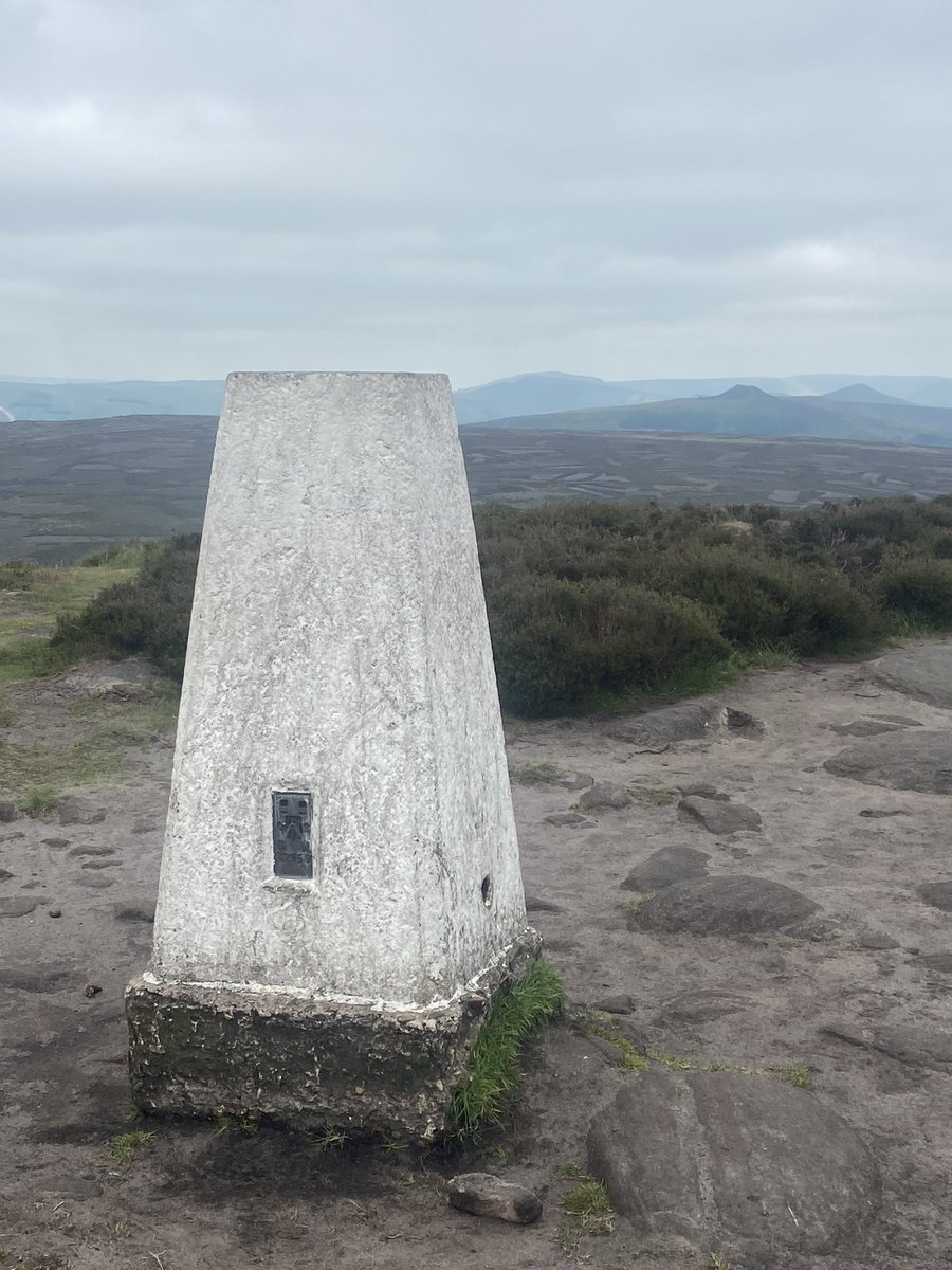 peakrunner47's tweet image. Two trig @TrigThursday from a fresh time out this morning ,chilly and breezy on the tops of Stanage and High Neb #Timeout #Freshair #Trigpoints