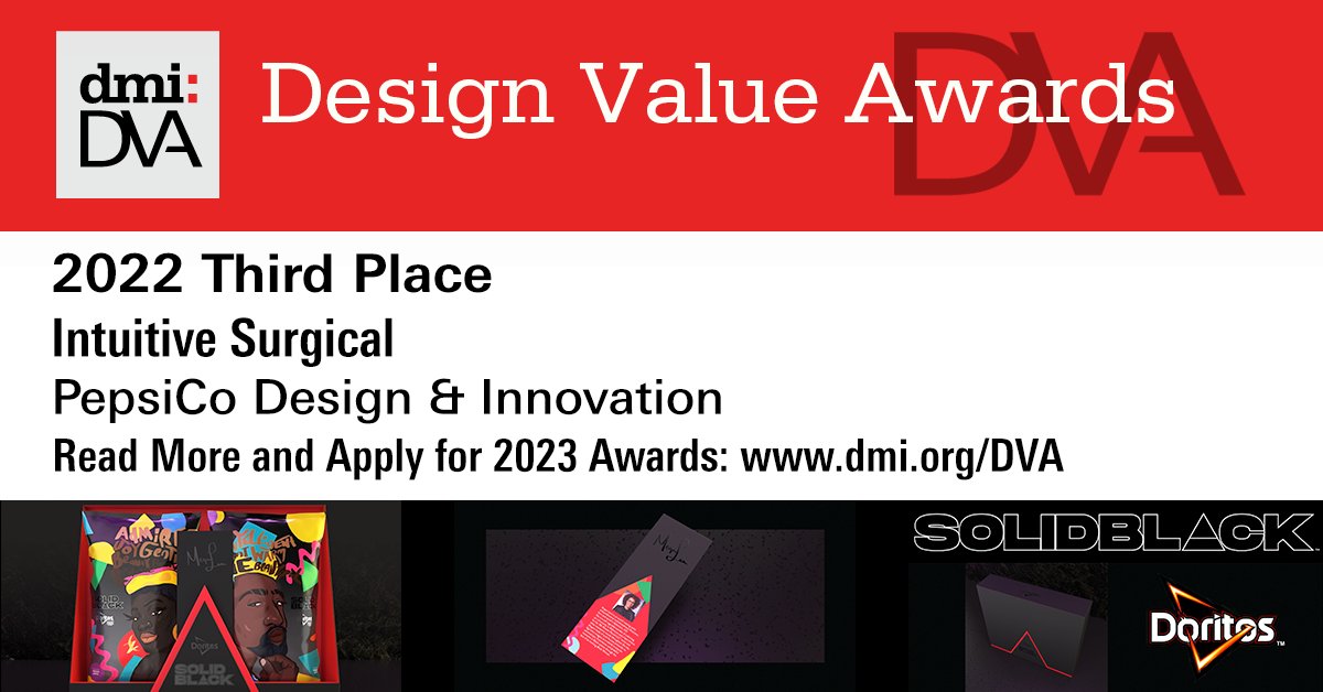 Featured dmi:DVA Winner - PepsiCo Design &amp; Innovation

Doritos Black

Read More about the initiative: lnkd.in/eCCgJJys

#designvalue #designmanagement #designleadership #designinnovation #designexcellence #designaward #design