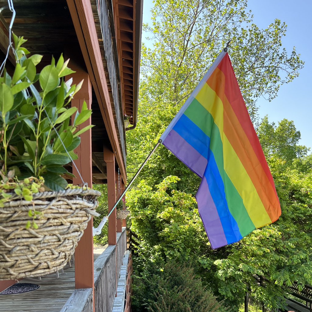 Happy Pride Month! I am so happy I get to live in a place where I can live my true self every single day! It's where I got married, it's where I run my business and it's where I get to share the wonders of #wildandwonderful with our guests. #pridemonth #gaywv