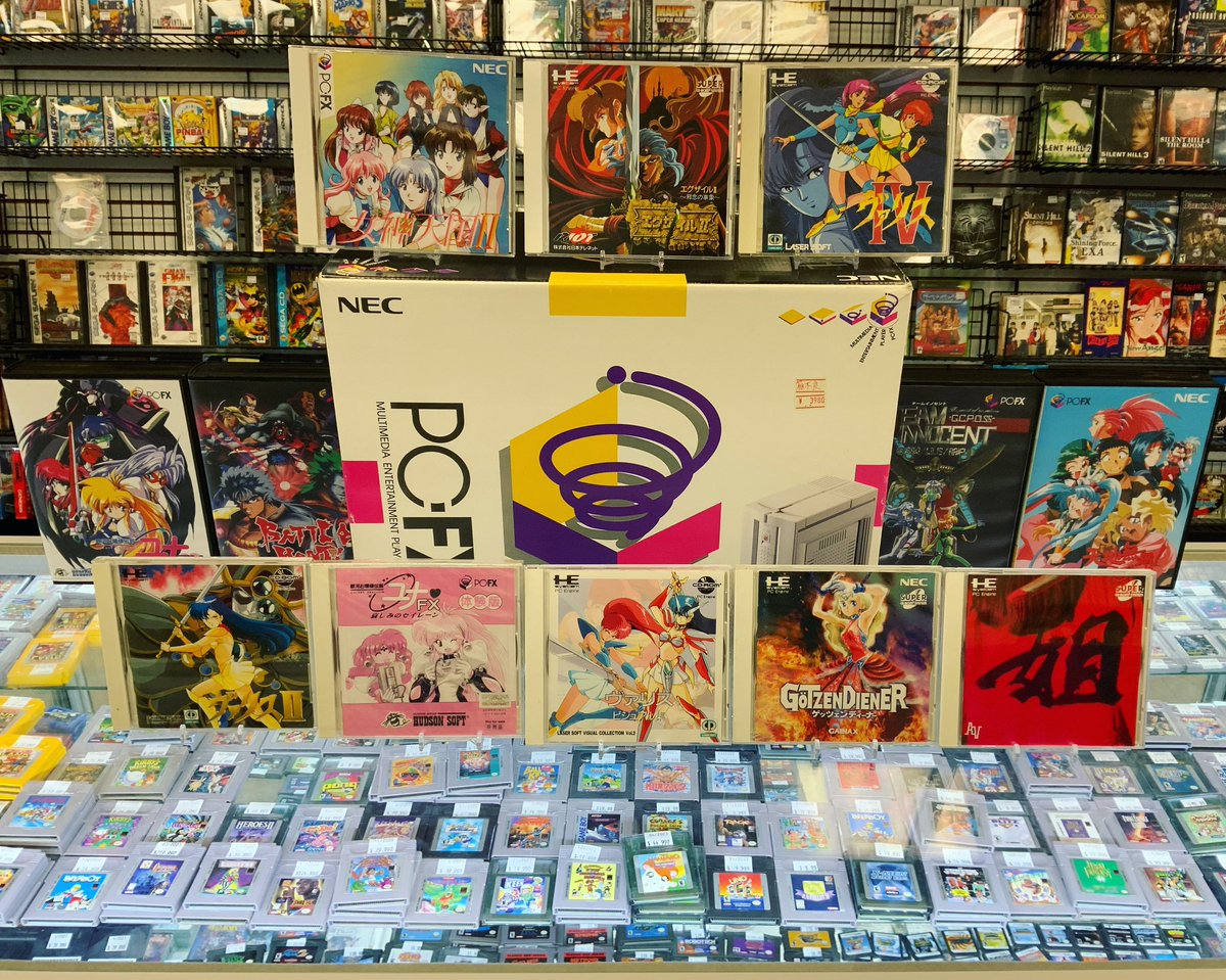 RetroReplaymd's tweet photo. Woah!! It’s not everyday that one of these comes into the store! Have you seen one of these PC-FX consoles before? #retroreplaybelair #videogames #pcfx #games #nec #tradeins #gamestore #maryland #shoplocal #battleheat #teaminnocent #götzendiener #hudsonsoft #anime #gamer #gaming https://t.co/HSF4MSNVsA
