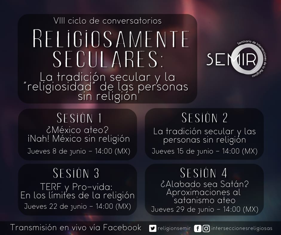 ReligionSEMIR's tweet photo. ✨ Conoce nuestro nuevo ciclo de conversatorios ✨

👇 https://t.co/nBYnlUMPIy