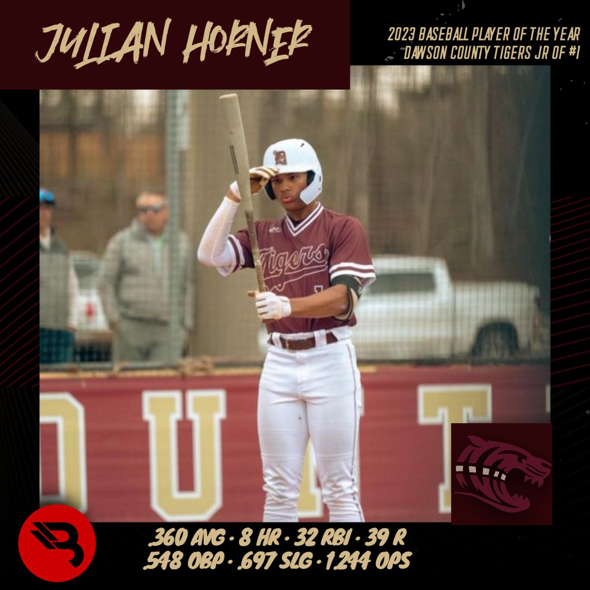 𝗕𝗟𝗜𝗧𝗭 𝗕𝗮𝘀𝗲𝗯𝗮𝗹𝗹 𝗣𝗼𝗬: 𝗝𝘂𝗹𝗶𝗮𝗻 𝗛𝗼𝗿𝗻𝗲𝗿
Congrats to Julian Horner on Baseball POY honors! Check out the full story, voting results, past winners, and our prediction on who's next! <a href="/DCHStigers/">Dawson Co HS</a> <a href="/julianhorner3/">Julian Horner</a> 

blitzsportsga.com/2023/06/01/bsb…
