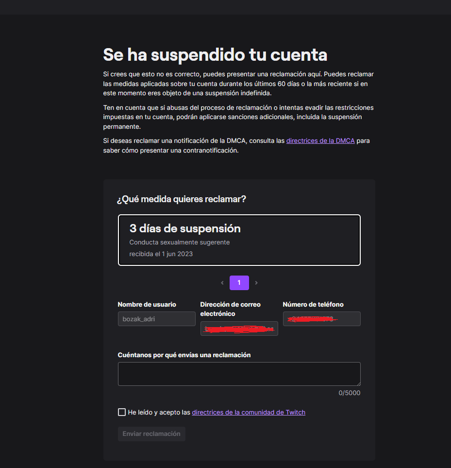 bozak_adri's tweet photo. Ola @TwitchES  ? creo que tenemos ideas del significado de conducta sexualmente sugerente. #twitch #ban #sexualmentesugerente https://t.co/iHpDv4NHsh