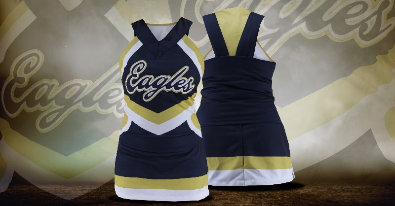 Garb Athletics (@garbathletics) on Twitter photo Eagles Cheer custom uniform created at <a href="/StadiumSystem/">Stadium System</a> in Canaan, CT! #GarbAthletics #CustomJersey Eagles Cheer custom uniform created at <a href="/StadiumSystem/">Stadium System</a> in Canaan, CT! #GarbAthletics #CustomJersey