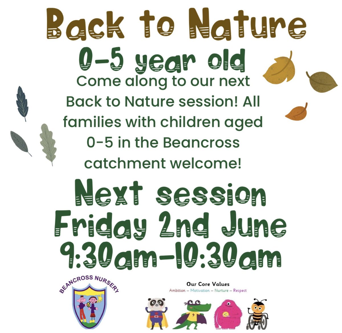 #BacktoNature session tomorrow! We will be making playdough and giving you the opportunity to learn more about fire safety! 🔥