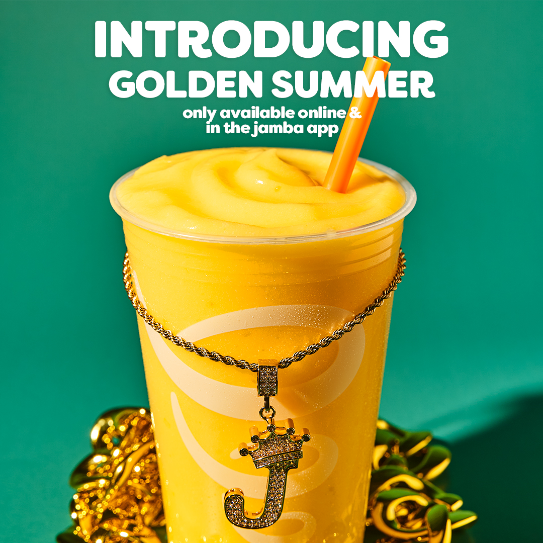 Jamba on Twitter "Introducing June's Monthly Mystery Smoothie Golden