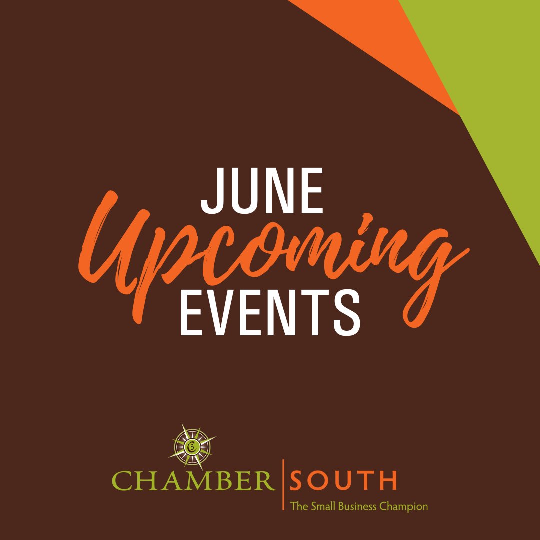 chambersouth's tweet photo. Mark your calendars for an extraordinary month of June! 📆 🌼 We're thrilled to announce a lineup of captivating events that will inspire, educate, and entertain you. Register for this month's events now! 

#allthingschambersouth #chamberofcommerce #joinchambersouth #networking https://t.co/FyXmKlcLa6