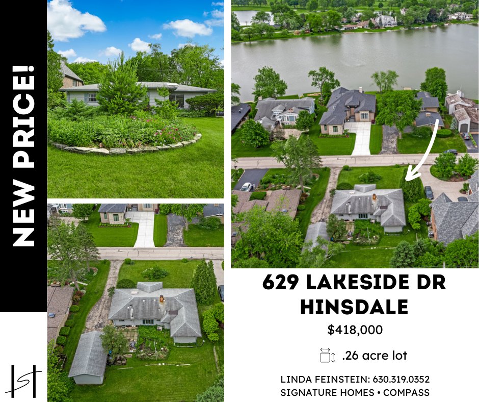 Premium Golfview location in #Hinsdale is now available at a new price! Build the home of your dreams across the street from the beautiful lake.
🧭
🧭
🧭
#signaturehomescompass #hinsdalerealestate #landforsale #listing #property #househunting #dreamhome #buildyourdreamhome