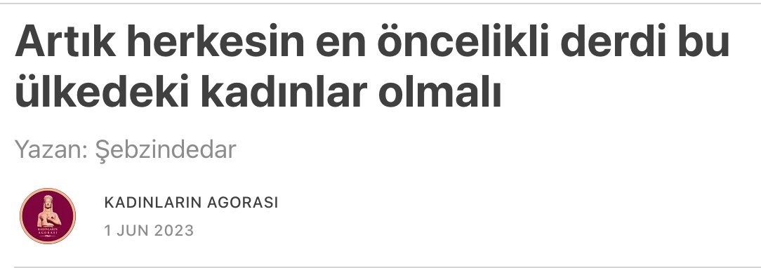 Aktif siyaset içindekilerin, oylarımızla parlamentoya girmiş, yerel yönetimlerde, partilerde görevdekilerin güç &amp; konumlarını kadınların geleceği, güvenliklerinin sağlanması &amp; haklarının korunması için kullanmaya zorlanması gerek. #KadinlarInsandir
kadinlarinagorasi.substack.com/p/artk-herkesi…