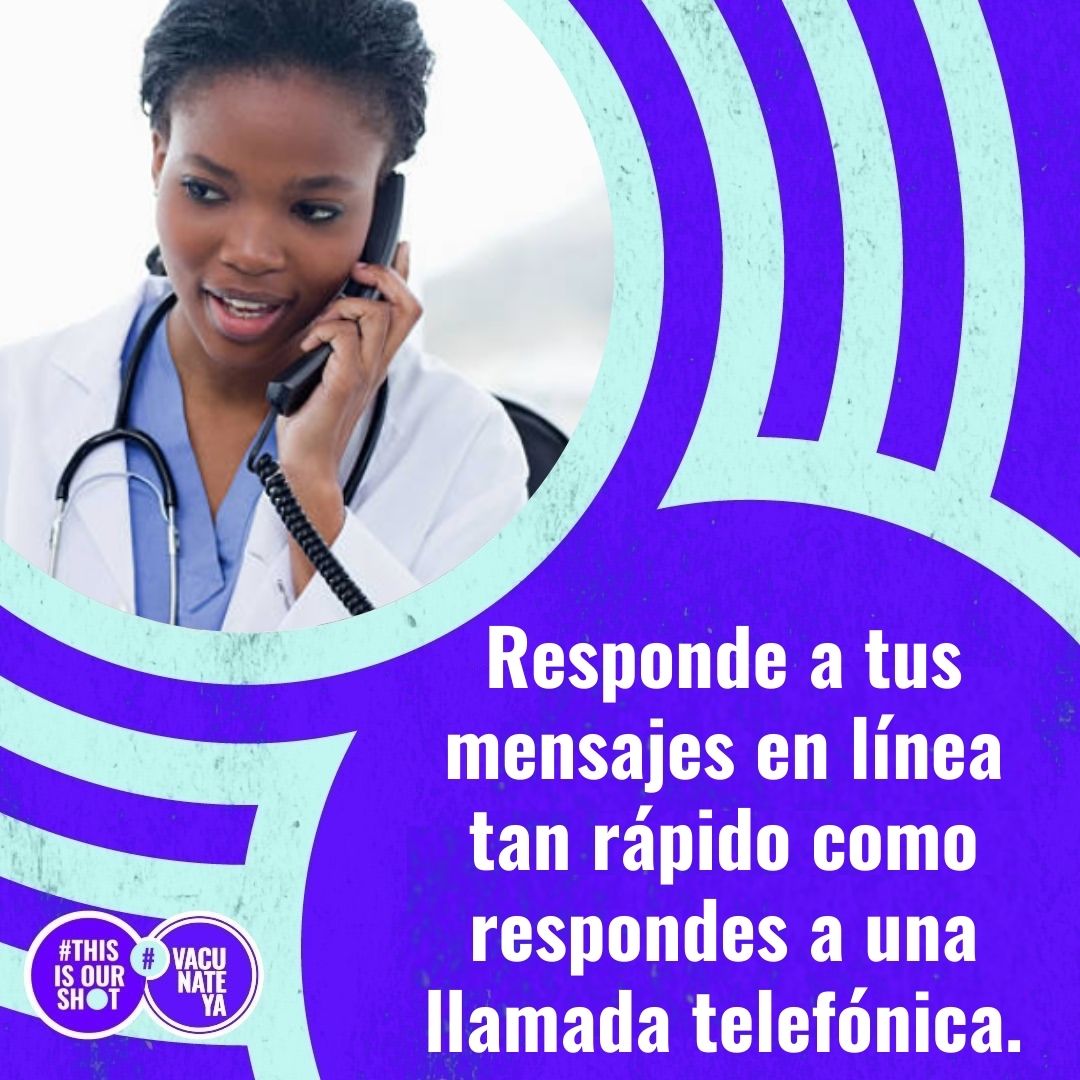 Cuando tus pacientes se comunican contigo en línea esperan que les respondas de forma oportuna. Define un estándar de cuánto se debe demorar tu consultorio en responder a estos mensajes. Confirma que viste el mensaje aunque no tengas la respuesta: esto demuestra que te importa.