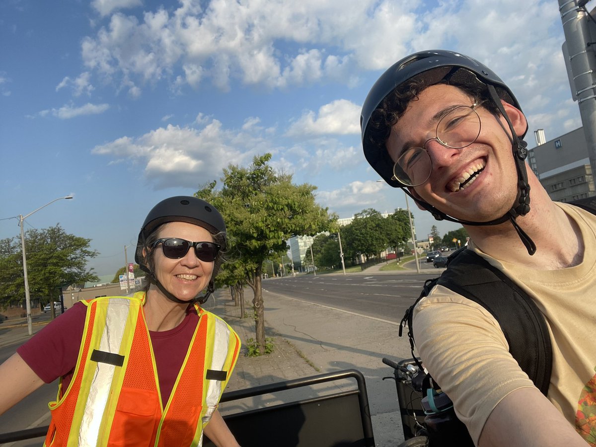 alexwilson96's tweet photo. Safe and complete streets are healthy streets too! What a wonderful day to connect with community and get moving together! #ActiveTransit #BikeDayhamont23 https://t.co/7BIBqFMtV1