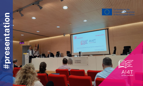 👏Such an #exciting day! #AI4T project at the #DeltaGroup meeting in Madrid. #ThankYou <a href="/AxelJean77/">Axel Jean</a> and Daniela Hau for the presentation. 
#AI #education #MOOC #TextBook
<a href="/EUDigitalEdu/">EUDigitalEducation 🇪🇺</a> @EUErasmusMore 
#ress_num 
<a href="/Edu_Num/">Éducation Numérique</a> <a href="/InriaLearnLab/">Inria Learning Lab</a> <a href="/Chaire_RELIA/">Chaire Unesco RELIA</a> 
<a href="/Cnesco/">collins nesco</a> <a href="/labo_Loria/">Loria</a> <a href="/FEI_sevres/">France Éducation international</a>