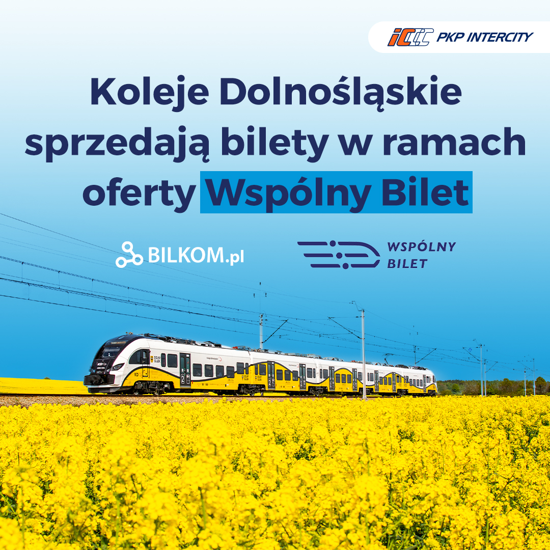 PKPIntercityPDP's tweet photo. Do oferty Wspólny Bilet sprzedawanej przez platformę Bilkom dołączają @KolejeD📷 To już dziewiąty przewoźnik, działający w jej ramach. Dowiedz się więcej na https://t.co/mBxJZsZbVu https://t.co/S6avHXNKtP