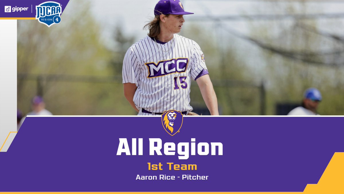 Congratulations to pitcher Aaron Rice (Brillion, WI) on being named 1st Team All Region! @PBRWisconsin <a href="/MCCScots/">McHenry County College Athletics</a>