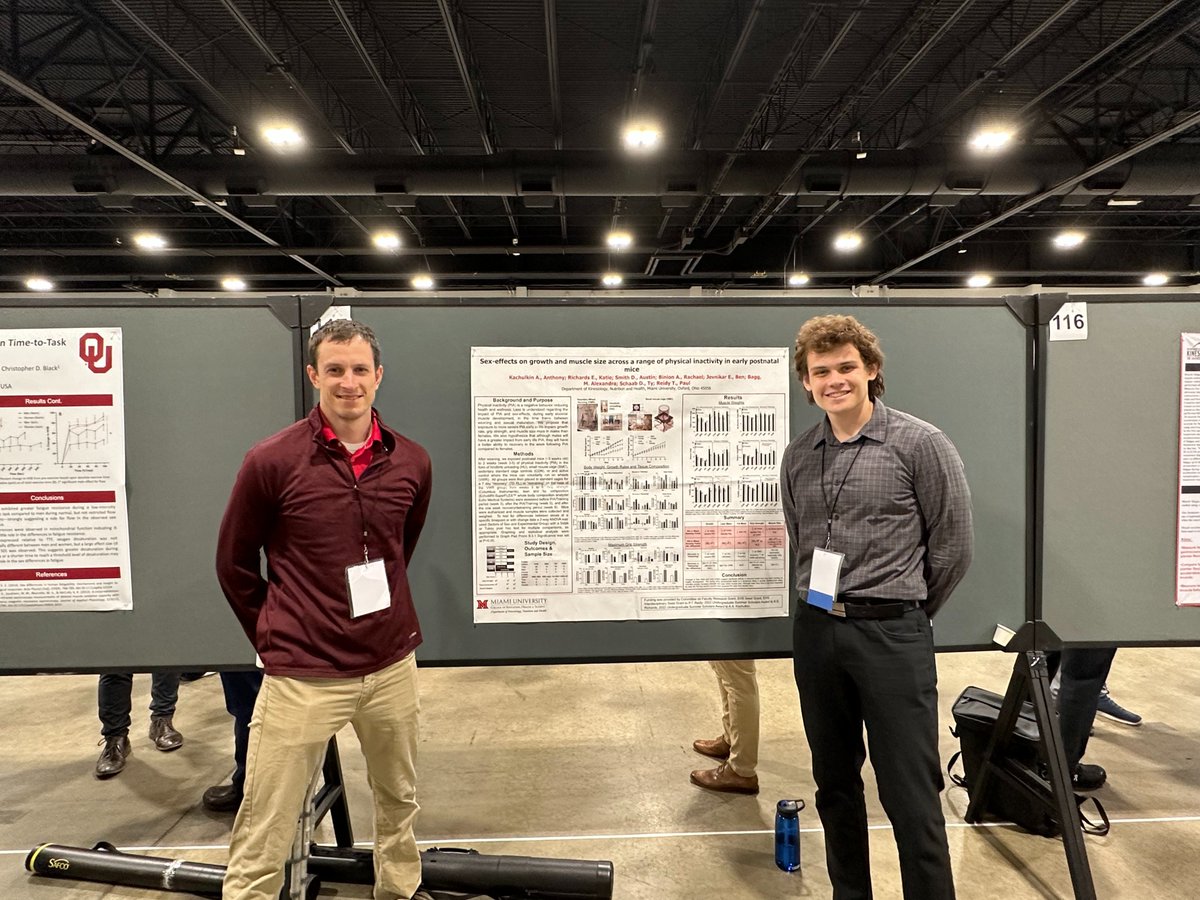 Made it to ACSM23DENVER# to present some of our early life inactivity work!