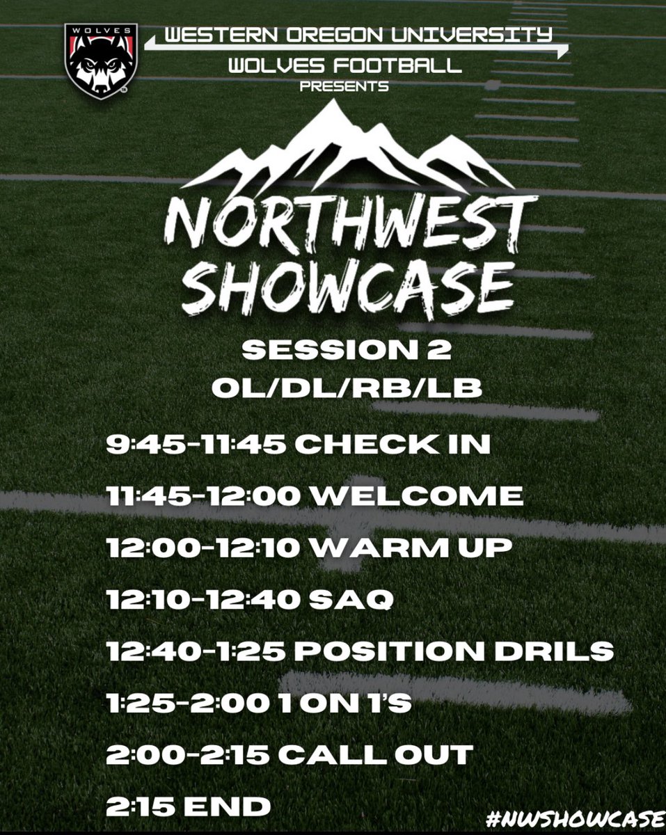 Excited to be attending <a href="/THENWSHOWCASE/">Northwest Showcase</a> on July 3rd during the LB session from 11:45-2:15 @tariqhogan <a href="/CoachRuggles/">Coach Ruggles</a>