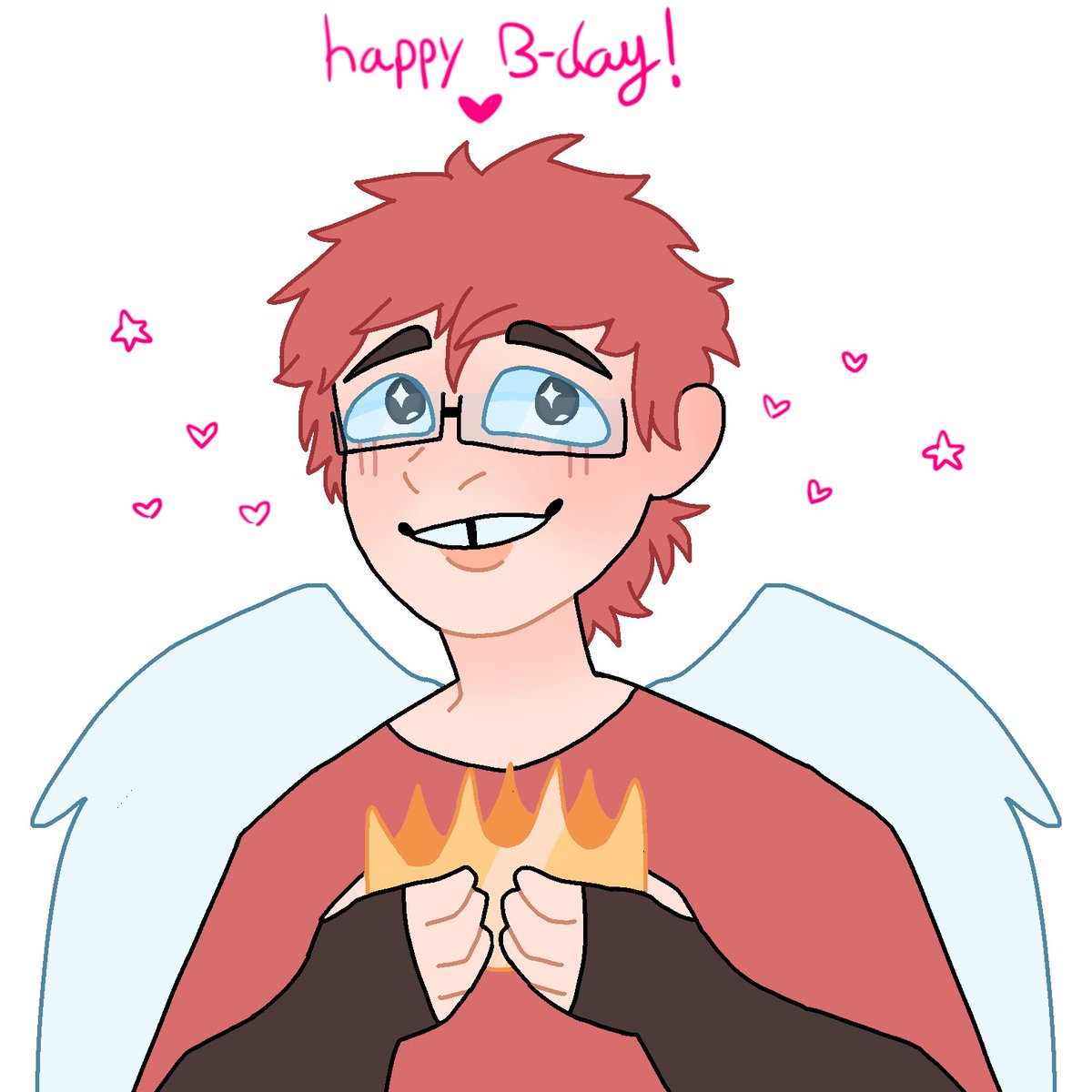 Happy birthday to Technoblade! Can’t believe it’s been nearly a year ☹️ #technobladefanart