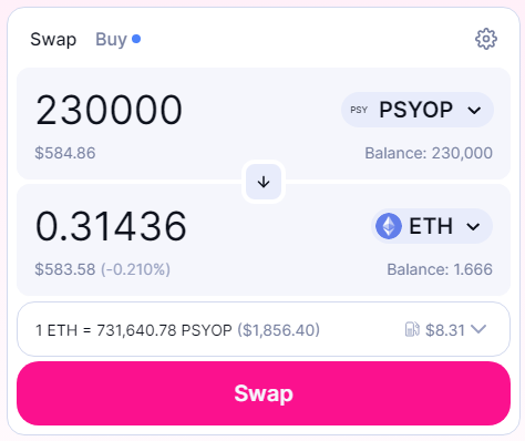 🚨 You can now claim the $PSYOP Airdrop!

I was eligible for a big BAG!💰

🔗 psyopd.com

#MONGARMY $FCKIT $RON $BANK $ADA $LOVE #ETH #DYOR #Crypto $BEN #NFTs #Ordinals $LOYAL $BOB #LOYAL $PSYOP $INFRA $PEPE $RFD #REFUND #HUOBI #DeFi #Binance $CUMINU $MONG