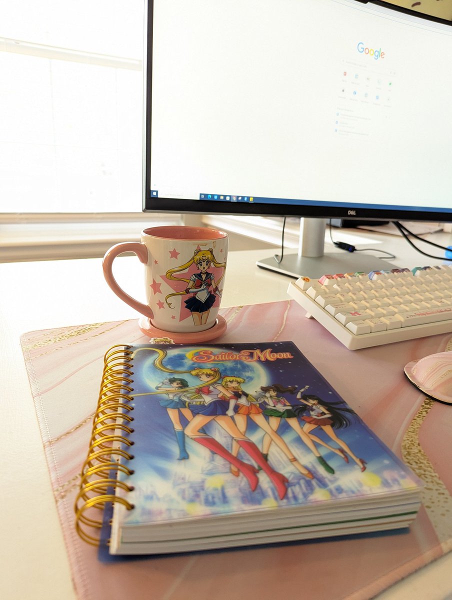 Got my chai latte in my #SailorMoon mug ,let's start this work day #WorkFromHome #blackintech