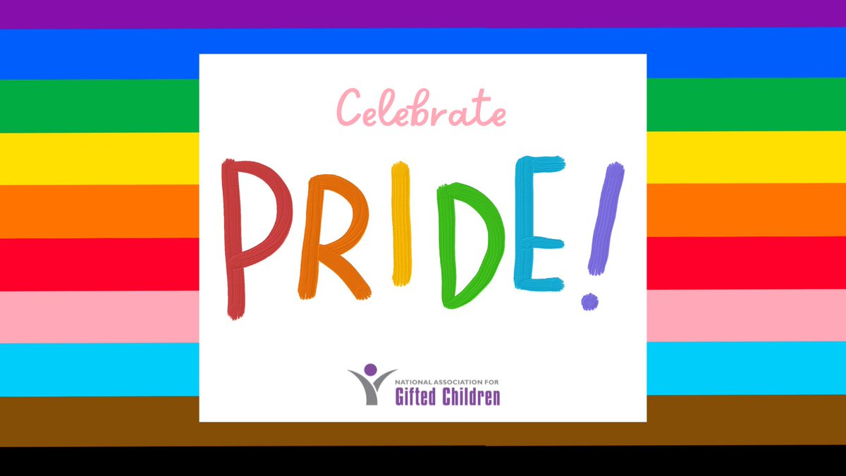 Happy #PrideMonth! Throughout June, NAGC will share resources for supporting #gifted LGBTQ+ students. Join NAGC's LGBTQ+ Network for ongoing discussion and resource sharing. buff.ly/3N4cW6H #Gifted #GiftedEd #GiftedMinds