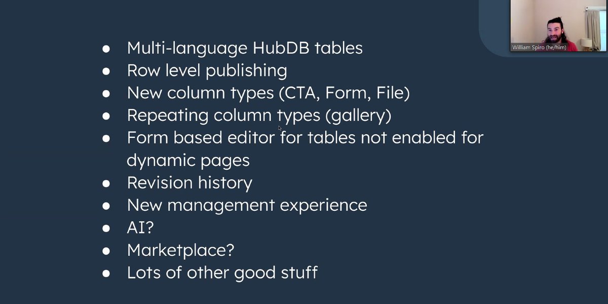 AdvancedHUG's tweet image. 🔮📊Peering into the crystal ball of HubDB's future, here's what we'd love to implement! 🌟✨ Stay tuned for some epic enhancements that will take your data management game to the next level!
#AdvancedHUG #HubDB #DataManagement