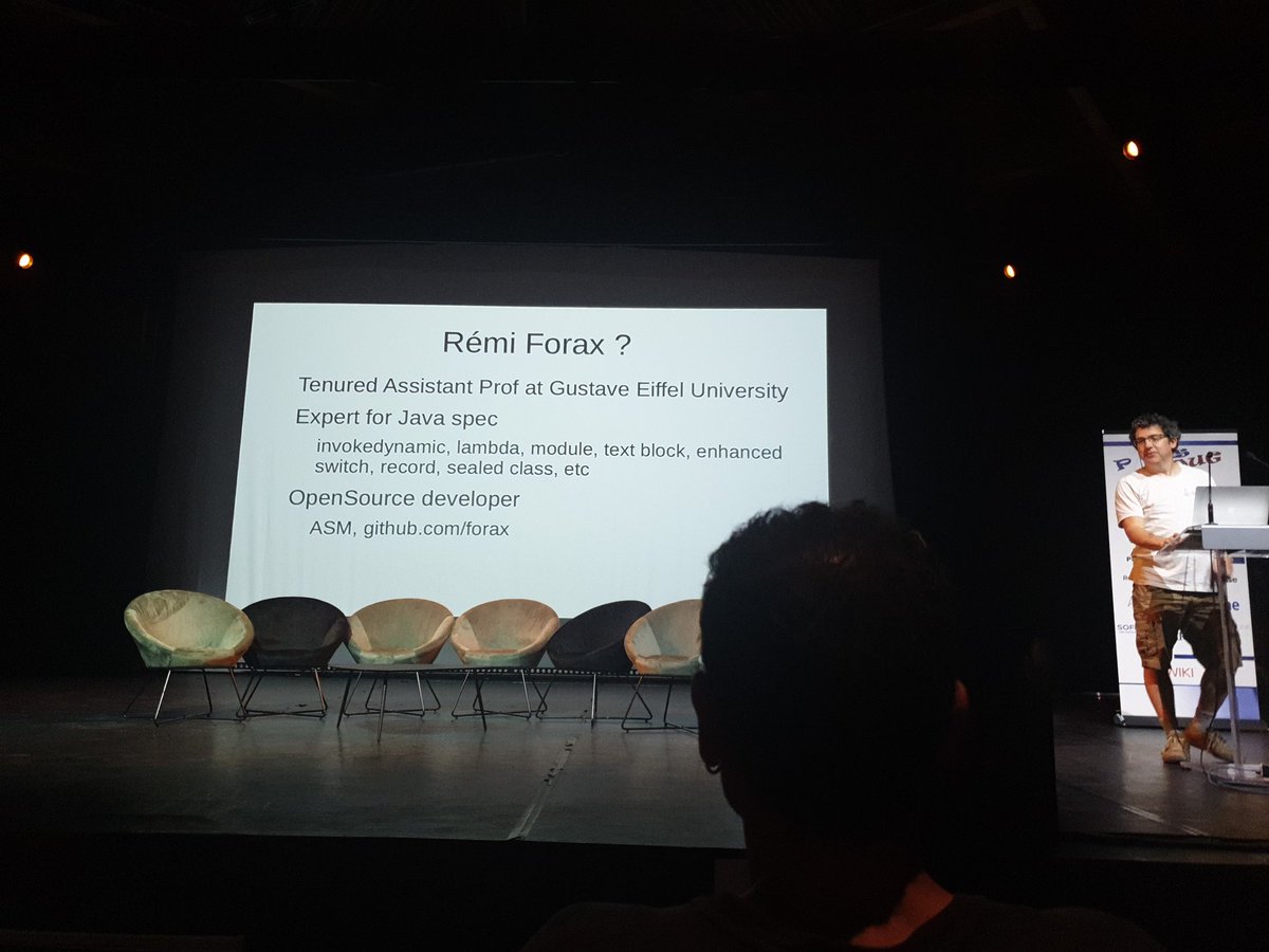 atogue's tweet image. @parisjug #JavaDay with #RemyForax