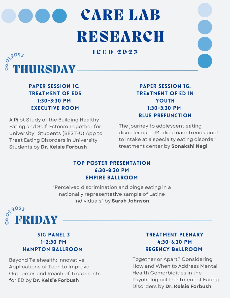 We are presenting at #ICED2023! Stop by to hear more about what we are working on within our lab!