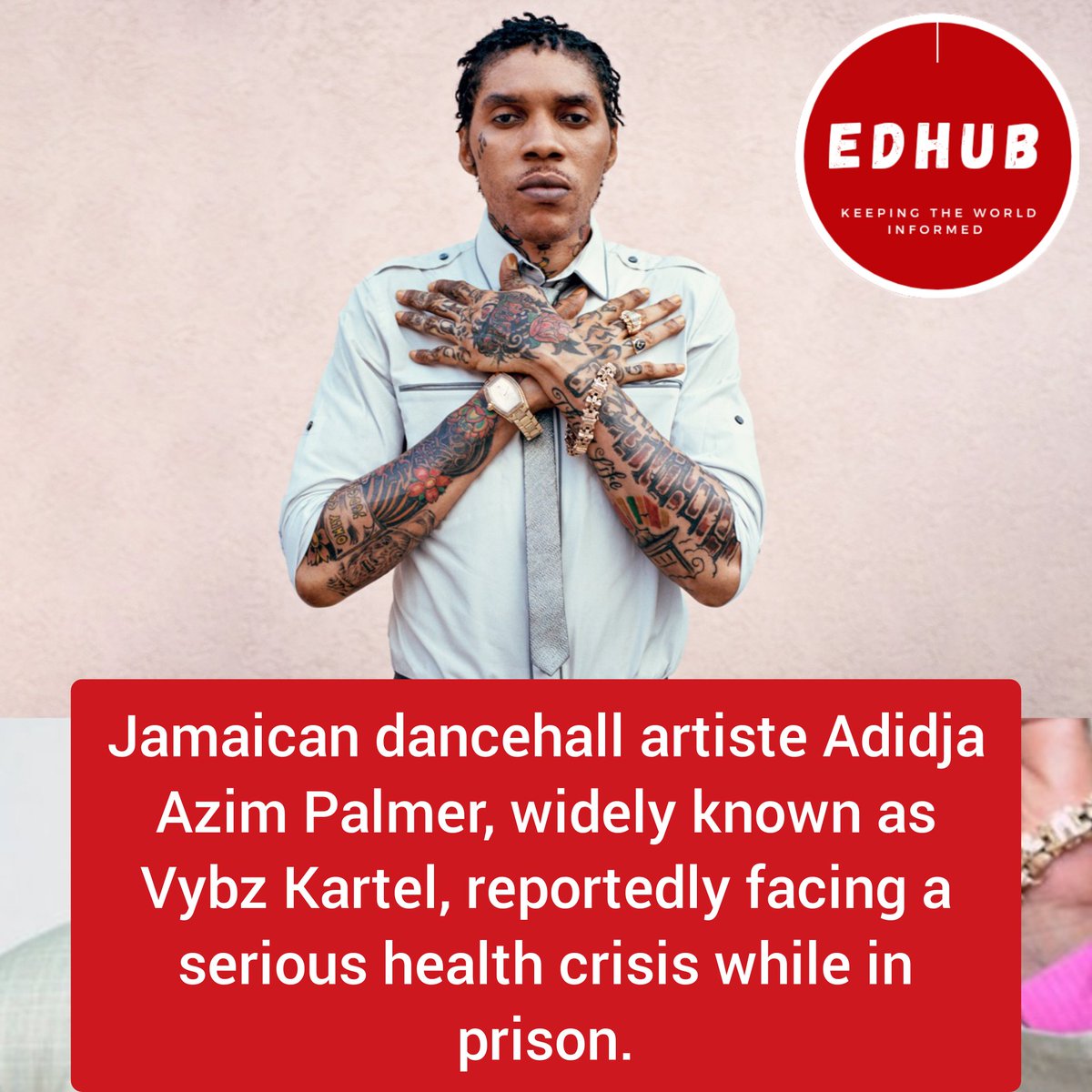 Vybz Kartel is battling a life-threatening auto-immune disease called Graves’ Disease and two heart conditions.