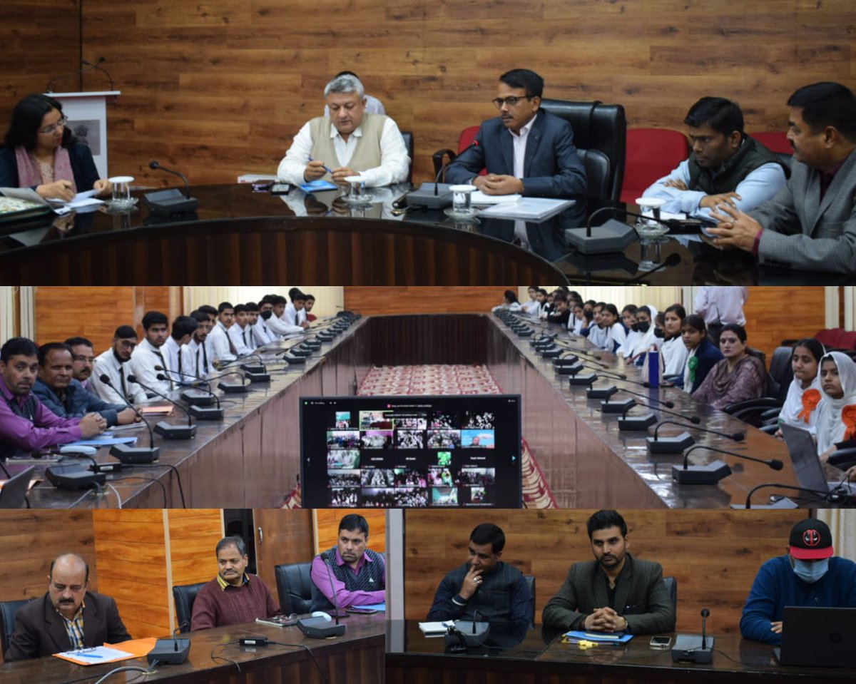 #Adbutdoda
*Union Joint  Secretary (NO-JSA) intracts with7500 students and 800 teachers. Asks them to be the water conservation champions in Doda. 
@diprjk
@divcomjammu
@ddnews_jammu
@radionews_jammu
@officeofLGjandk