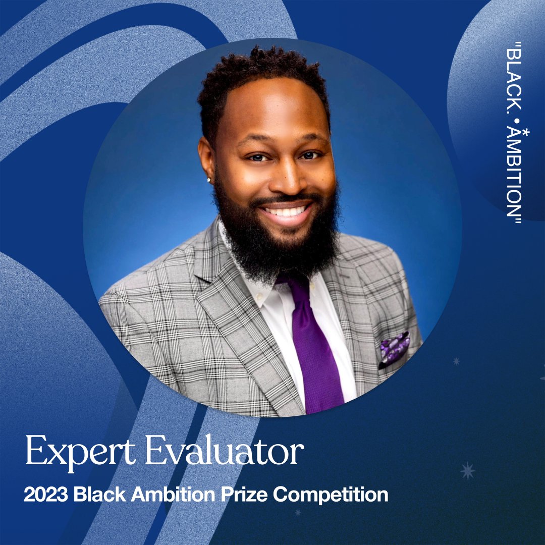 Excited to be a Black Ambition Expert Evaluator for the 2023 Prize Competition! 

Join me in supporting Black Ambition's mission to empower entrepreneurs. To learn more visit: blackambitionprize.com

#BlackAmbition #ExpertEvaluator #EmpoweringEntrepreneurs #2023PrizeCompetition