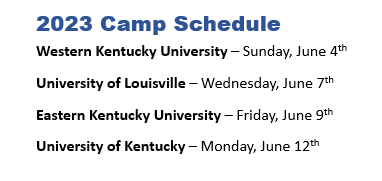 Evan Lockridge (@evanlockridgefb) on Twitter photo First summer of HS Camps as a C/O 2027. Excited to experience the process, learn from some of the best, and develop relationships!
<a href="/UKFootball/">Kentucky Football</a> <a href="/LouisvilleFB/">Louisville Football</a> <a href="/WKURecruiting/">WKU Football Recruiting</a> <a href="/EKUFootball/">EKU Football</a> <a href="/ScottParkey/">Scott Parkey</a> First summer of HS Camps as a C/O 2027. Excited to experience the process, learn from some of the best, and develop relationships!
<a href="/UKFootball/">Kentucky Football</a> <a href="/LouisvilleFB/">Louisville Football</a> <a href="/WKURecruiting/">WKU Football Recruiting</a> <a href="/EKUFootball/">EKU Football</a> <a href="/ScottParkey/">Scott Parkey</a>