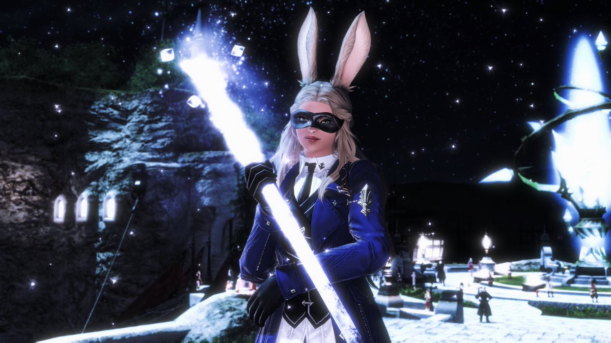 Efffffeee's tweet photo. We’ve discovered a new path of domination… Just an average Thursday. 🩵 #FFXIV #FinalFantasyXIV #FFXIVGPose https://t.co/SyAskKsrrh