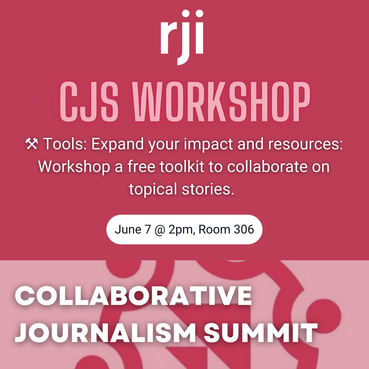 InnovationRJI's tweet image. Today is the day! Join us for our workshop on collaborations and how to build them strong from the beginning #CJS #CJS2023 #CJS23
