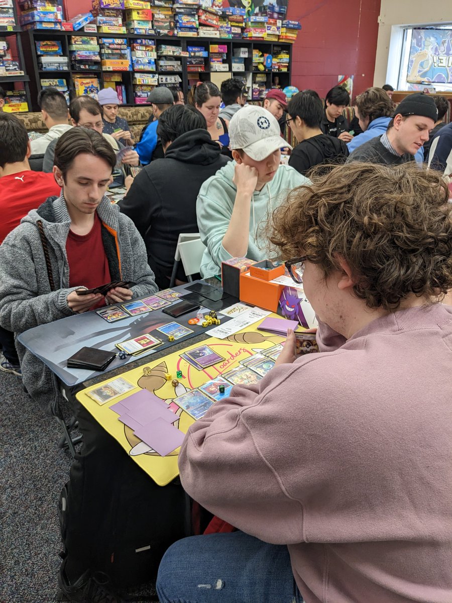 Next Tuesday we'll be hosting our June League Challenge!

🔴 June 6th at 7PM
🔴 Format: Standard, best of 1, no top cut
🔴 Entry: $6, all players receive a Paldea Evolved Pack
🔴 Prizing to be announced day of

Paldea Evolved NOT LEGAL for the Challenge. Decklists are required!