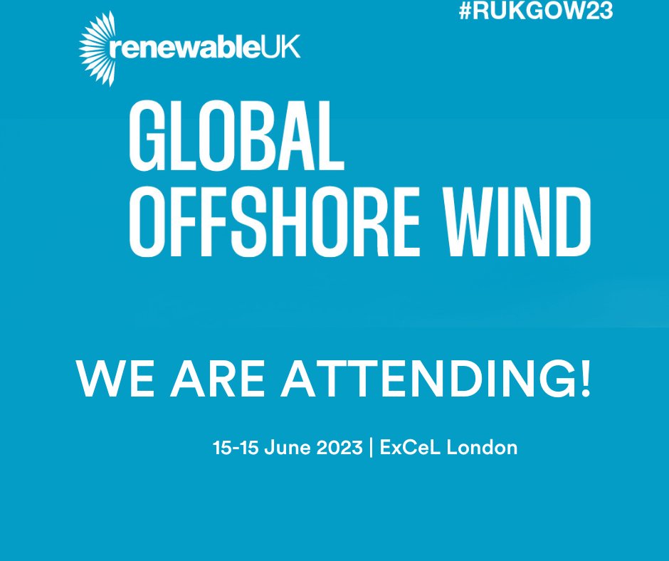 We're eagerly looking forward to attending the Global Offshore Wind 2023 conference this month!
#RUKGOW2023 #OffshoreWindIndstry #RenewableUK #WindEnergy #Innovation