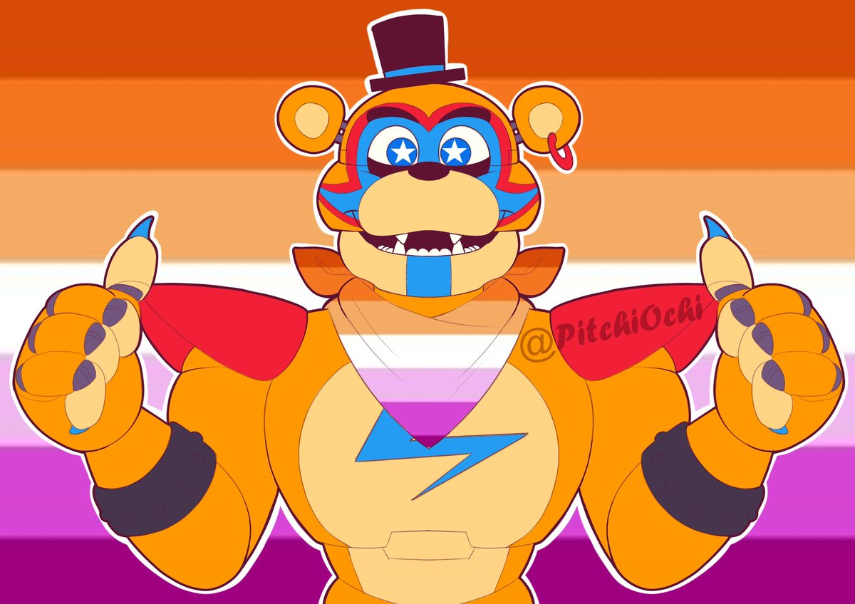 Glamrock Freddy Pride Icons! #Pride #Pride2023 #PrideMonth #Fnaf #Glamrockfreddy #art #fanart #freddyfazbear #PrideFlag #fnafsecuritybreach #securitybreach