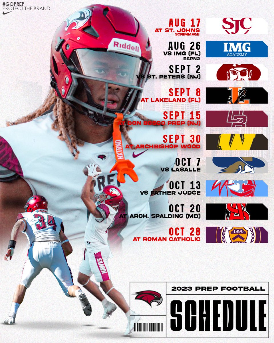 🚨2023 Schedule Release🚨

#GoPrep