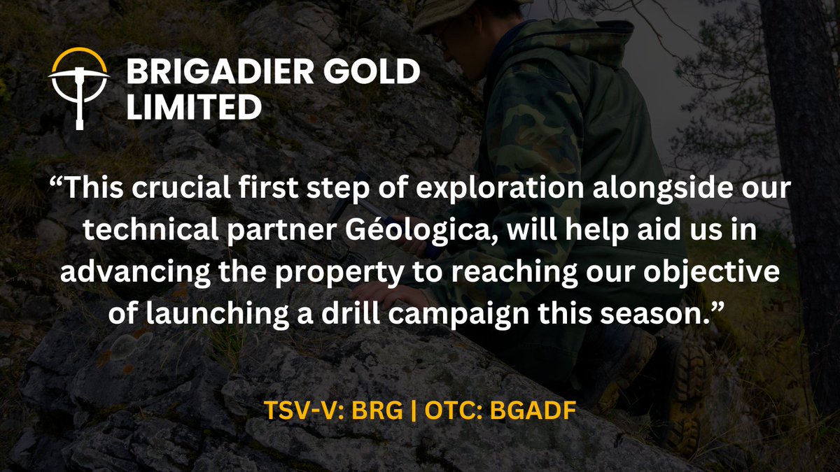Brigadier Gold (TSXV:BRG, US:BGADF) tweet media
