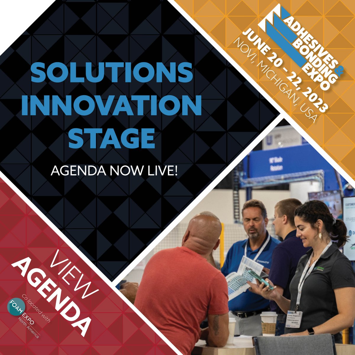 adsandbondexpo's tweet photo. The Solutions Innovation Stage brings technical and procurement experts together to watch first-hand demonstrations of the industry’s latest products and solutions. 

Take a look at the lineup this year: https://t.co/FGoVTMi5A0 https://t.co/AV2uBMequp