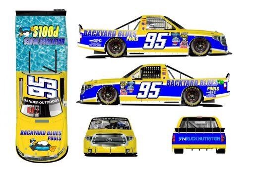 GKRacing95's tweet photo. Retweet if you’re ready to see this beautiful 95 @Backyard_Blues Toyota make its debut at @WWTRaceway this weekend with @claygreenfield behind the wheel! https://t.co/5u4tUyHUeD