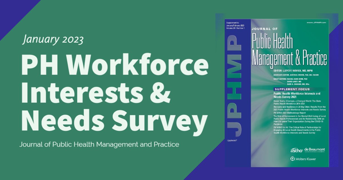 deBeaumontFndtn's tweet photo. Many #PublicHealth employees perceive skills gaps in the workforce, including in addressing #HealthEquity. In @JPHMPDirect, @caseybalio, Nicole Galler, @MichaelMeit, Nathan Hale, and Kate Beatty discuss what it will take to modernize the workforce. https://t.co/PSpMtou4fT https://t.co/B5t08sKbBb