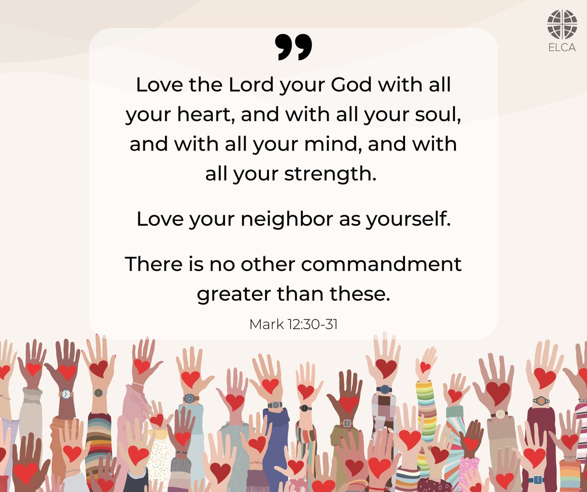When Jesus was asked, 'which commandment is the first of all?', he taught us this:
